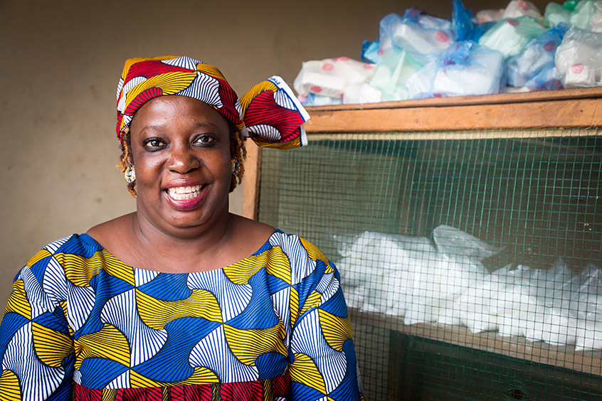 Olivia Stewart heard a radio message about government grants for projects empowering women and youth. Because she had attended Carter Center training about access to information, she felt confident enough to go to the office handing out the grants to get more information. She applied and won a US$18,000 grant.