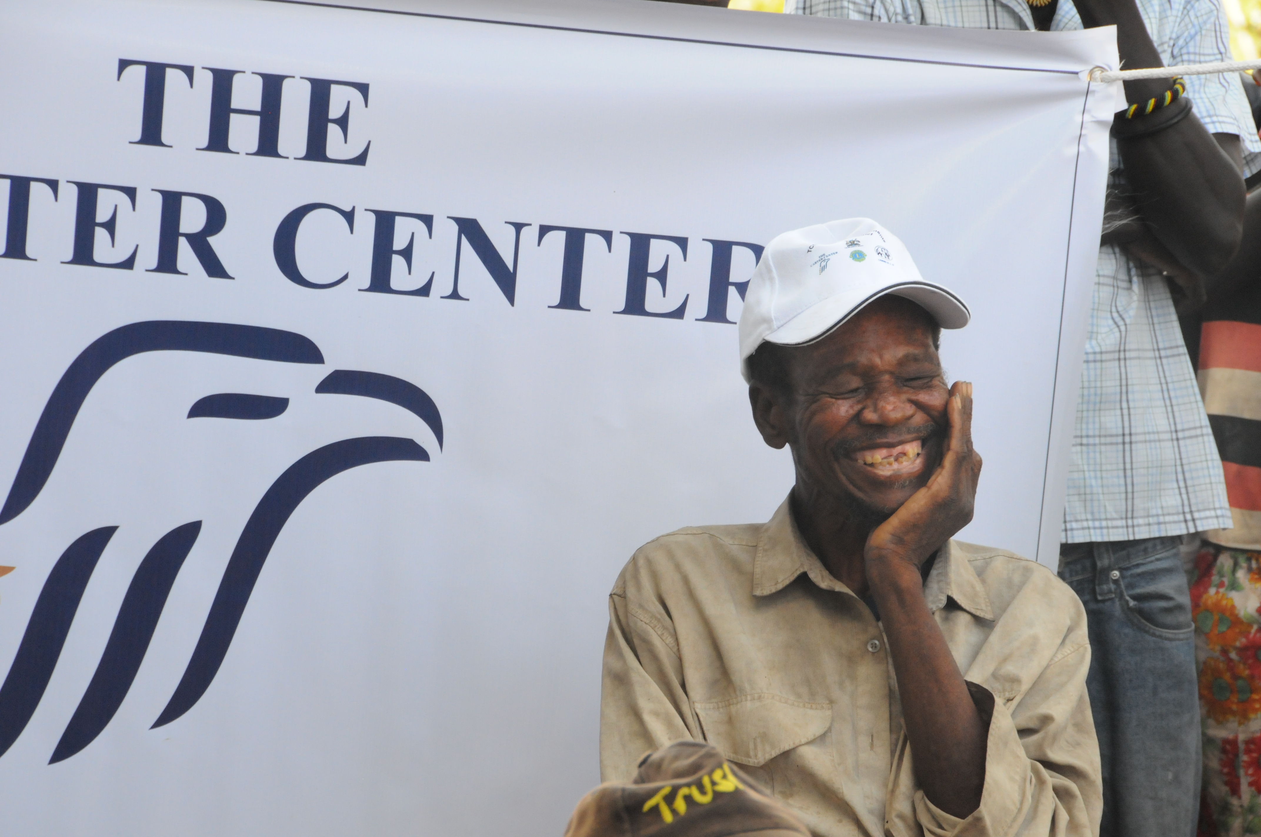 On Aug. 12, 2014, Christopher Olanya, 60, blinded by onchocerciasis, received the 200 millionth treatment of Mectizan donated by Merck.