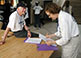 President and Mrs. Carter during an election in Monrovia, Liberia.